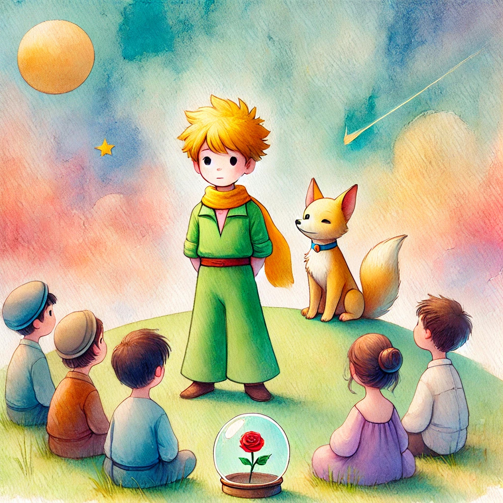 Le Petit Prince expliqué aux enfants élèves école